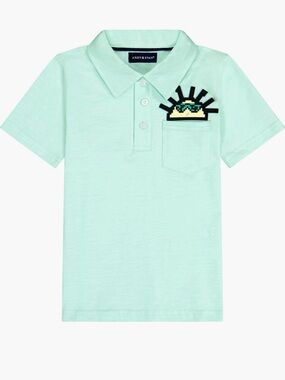 NWT Andy & Evan Boys' Polo size 6 Sunglasses Patch